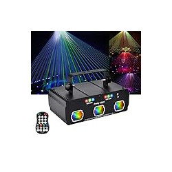 DJ Lights, AOELLIT LED RGB DJ Lights Sound Activated Disco Party Lights