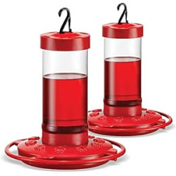 Hummingbird Feeder 16 oz [Set of 2] Plastic