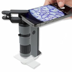 MicroFlip 100x-250x LED and UV Lighted Pocket Microscope