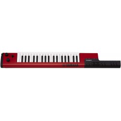 Sonogenic Keytar with Power Supply, Strap, and MIDI Cable, Red