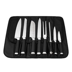 9-Piece Kitchen Knife Set in Carry Case