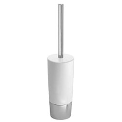 Duetto Plastic Toilet Bowl Brush and Holder