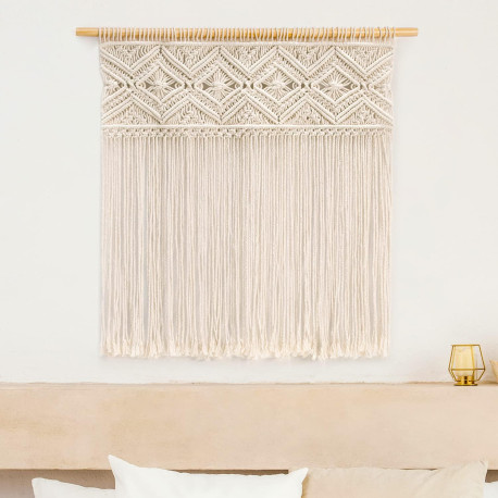 Large Macrame Wall Hanging Boho Decor