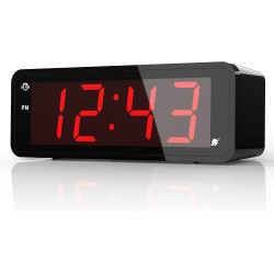 Alarm Clock, Large Display 1.8" LED