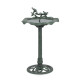 Birdbath Yard Statue, 20"L x 20"W x 33"H, Green