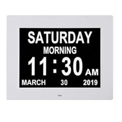 Digital Clock with Date and Day of Week