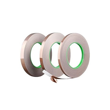 3 Pack Copper Foil Tape for Stained Glass 3 Sizes