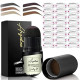 Stamp Stencil Kit, Eyebrow Stencils with 24 Pc