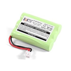 Pack 2 of 900mAh 3.6V Ni-MH Square-Hole Plug Battery for Motorola MBP33