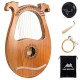 16 Metal Strings Mahogany Body Lyra Harp