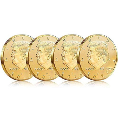 4 Years Set Donald Trump Gold Coin