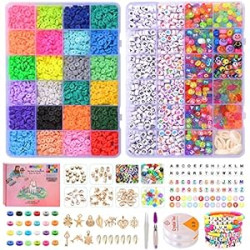 6600pcs Clay Beads for Bracelet Making