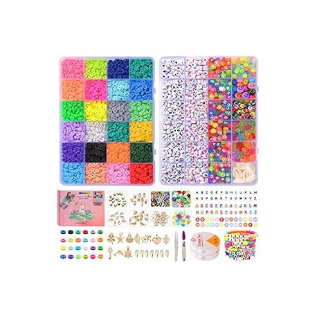 6600pcs Clay Beads for Bracelet Making