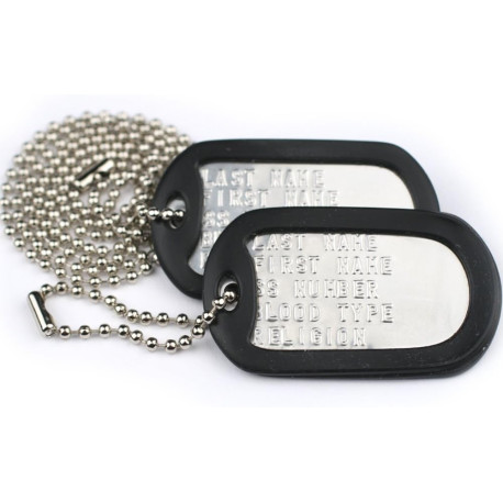 GoTags Pet ID Custom US Military Dog Tag Personalized ID