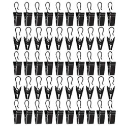50pcs Awning Light Curtain Clips Stainless Steel