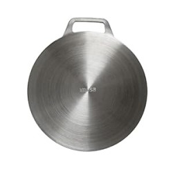 Aluminum Round Budare, Single, Silver