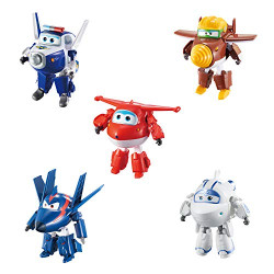 Super Wings - 5" Transforming 5-Pack Jett