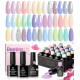 23Pcs Pastel Gel Nail Polish