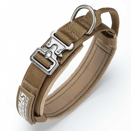 Tactical Dog Collar Nylon Adjustable K9 Collar Military