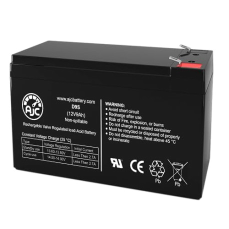 Pack 2 of 12V 9Ah UPS Battery