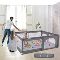 Baby Playpen, 71 x 59 Inches Large Playpen for Babies and Toddlers