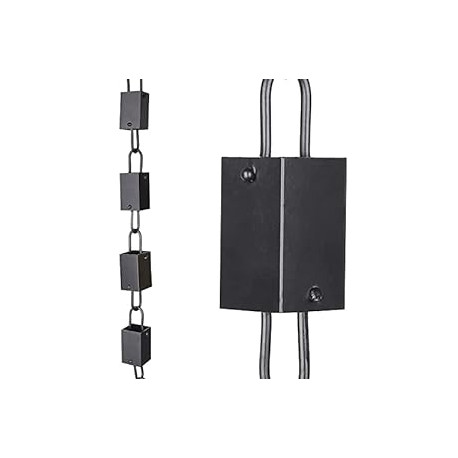 Square Cup Rain Chain – 8.5 ft