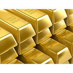 1kg Shiny Fake Gold Bar Bullion Brick Door Stop/Paperweight CAS