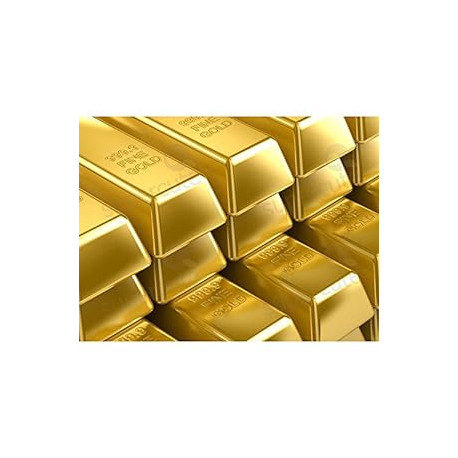 1kg Shiny Fake Gold Bar Bullion Brick Door Stop/Paperweight CAS