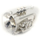 Sky Band Approved Silver Plated Bb Pocket Trumpet