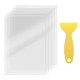 5pcs FEP Film Transparent with Yellow Scraper 140 x 200 x 0.15mm Compatible