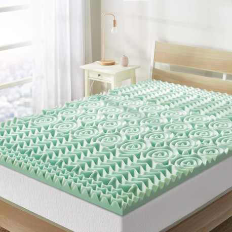 1.5 Inch 5-Zone Memory Foam Mattress Topper