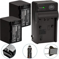Batteries and Charger Kit for Sony FDR-AX53
