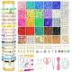 5000Pcs Heishi Flat Preppy Polymer Clay Beads