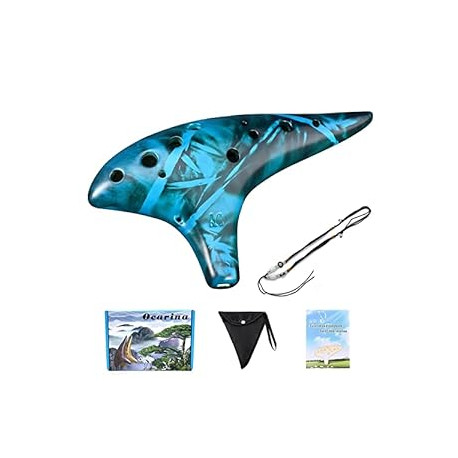 Ocarina 12 Hole Alto C Straw