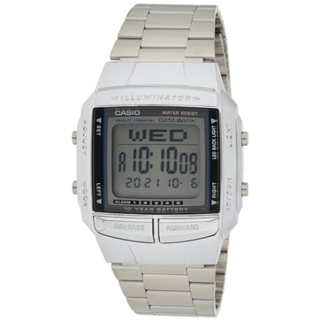 Watch with Stainless Steel Strap DB-360-1A, Silver Colours, Strap.