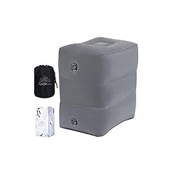 Inflatable Airplane Footrest Pillow
