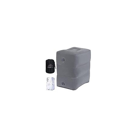 Inflatable Airplane Footrest Pillow