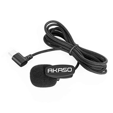 AKASO Brave 7/ Brave 8/ Brave 6 Plus External Microphone