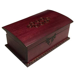 Decorative Wooden Chest Box Trick Secret Opening