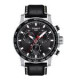 Tissot Supersport Chrono Black Leather Men's