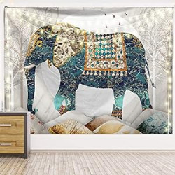 Elephant Tapestry, Forest Moon Tapestries