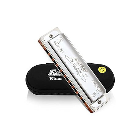 Diatonic Harmonica Key of C 10 Holes 20 Tones 008K Blues Diatonic