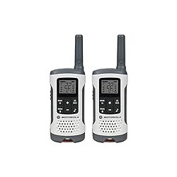 motorola Talkabout Rechargeable Two-Way Radios,White, 2 Pack