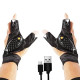 LED Ultra Bright Flashlight Gloves Upgrade USB Rechargeable