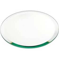 Round 5mm Beveled Glass Mirror, 6 inch x 6 inch