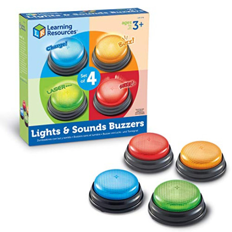 Lights and Sounds Buzzers,Set of 4