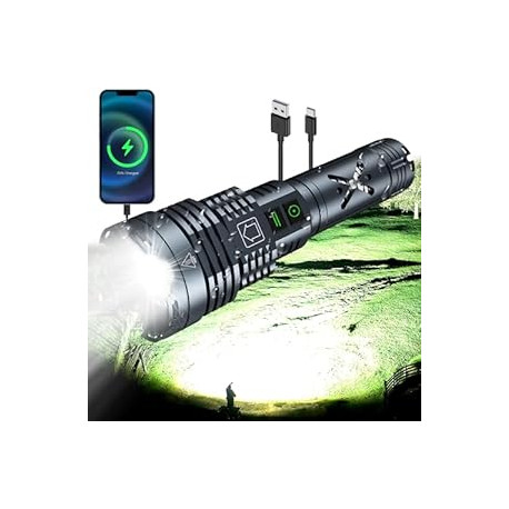 Rechargeable LED Flashlights 900000 High Lumens