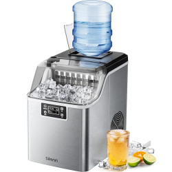 Ice Maker, 45lbs Per Day, 24Pcs Ice Cubes in 13 Min