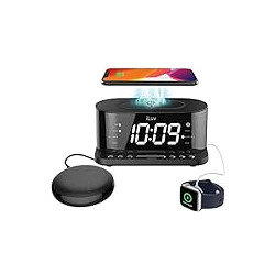 Shaker 5Q Wow Qi-Certified Wireless Charging Alarm Clock