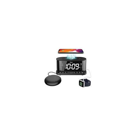 Shaker 5Q Wow Qi-Certified Wireless Charging Alarm Clock